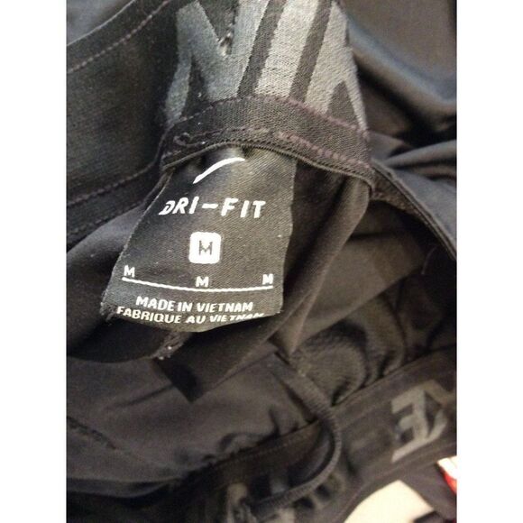 Nike Dri Fit Men Short Medium Black Polyester - Picture 3 of 4